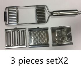 Stainless Steel Grater, Vegetable And Fruit Slicer, Peeler 6 sets tools