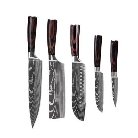 Knife Chef's Knife Chef's Knife Kitchen Knife Cooking 5piece set