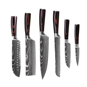 Knife Chef's Knife Chef's Knife Kitchen Knife Cooking 6piece set