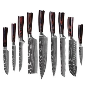 Knife Chef's Knife Chef's Knife Kitchen Knife Cooking 9piece set