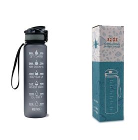 1L Tritan Water Bottle Grey with box