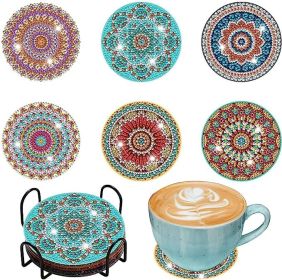 6 Pcs Diamond Painting Coasters Kits