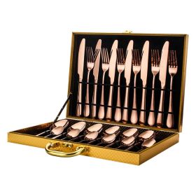 High-end tableware 24 piece set Rose