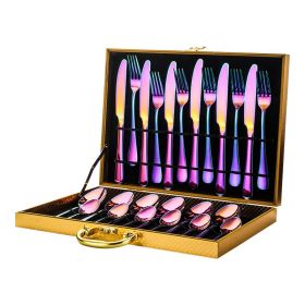 High-end tableware 24 piece set Colorfull