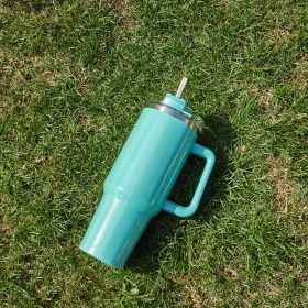 Large Capacity Double-layer Stainless Steel Vacuum Insulation Cup Green