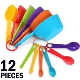 Multi-Color Measuring Cups And Spoons