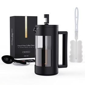French Press Coffee Maker, Camping Plastic Glass