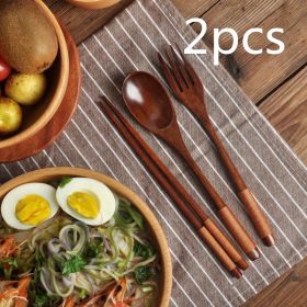 Long Handle Couple Spoon Khaki-2PCS