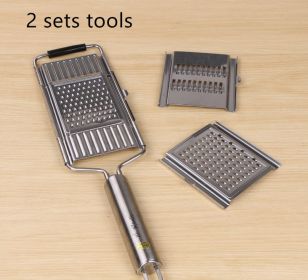 Stainless Steel Grater, Vegetable And Fruit Slicer, Peeler 2 sets tools