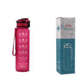 1L Tritan Water Bottle Red with box