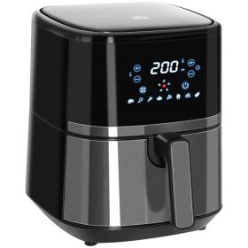 Silver/Black Multi-Function 4 in 1 Oven Air Fryer 4.7 QT