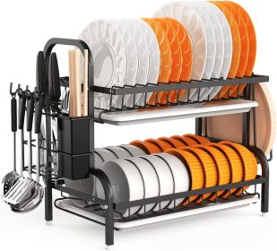 Dish Drying Rack, 2-Tier Dish Racks For Kitchen Counter