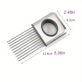 Onion Slicer Holder Silver