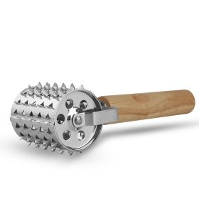 1pc Kitchen Stainless Steel Meat Tenderizer; Steak Needle; Rolling Meat Pin; Meat Tenderizer; Kitchen Small Utility Meat Tenderizer Needle