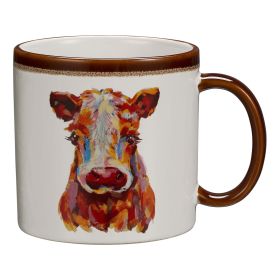 Mainstays Farm Cow Sculpted Mug, 19.27 oz