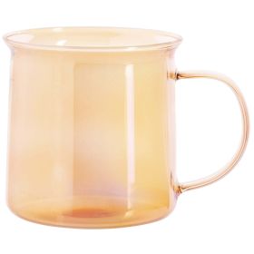 Mainstays Amber Camp Glass Mug, Heat-Resistant Borosilicate Glass, 18 oz