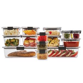 Food Storage Containers, 36 Piece Variety Set, Clear Tritan Plastic