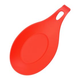 Silicone Spoon Mat Red