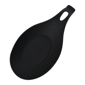 Silicone Spoon Mat Black