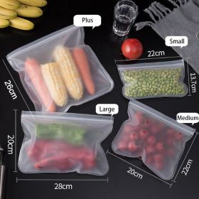 Reusable Food Storage Bags - 4 Count BPA Free Reusable Freezer Bags