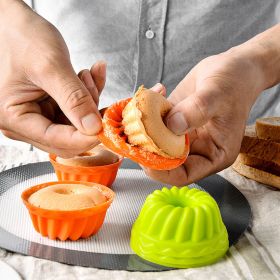 12pcs/Set; Silicone Baking Cups; Reusable Cupcake Liners; Home Cake Molds; Standard Size Muffin Liners; Baking Tools; Kitchen Gadgets