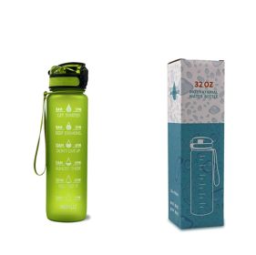 1L Tritan Water Bottle Green with box