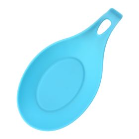 Silicone Spoon Mat Blue